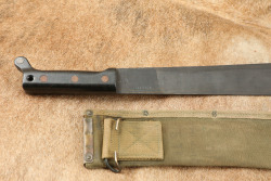 CANFIELD COLLECTION US Army Vietnam Ontario M-1942 Jungle Machete & WW2 Avery Sheath - 7