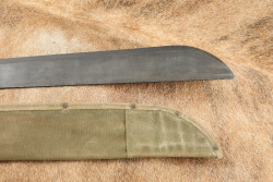 CANFIELD COLLECTION US Army Vietnam Ontario M-1942 Jungle Machete & WW2 Avery Sheath - 9