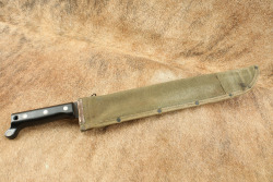 CANFIELD COLLECTION US Army Vietnam Ontario M-1942 Jungle Machete & WW2 Avery Sheath - 12