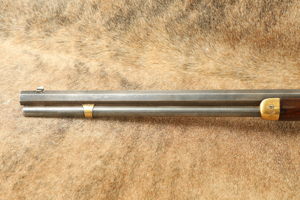 Factory Engraved Winchester 1866 Gold & Nickel Checkered .44 Henry