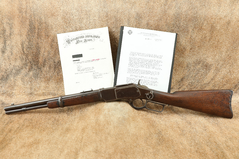 Winchester Model 1873 Trapper Carbine Nickel 15 .32-20 WCF Lever