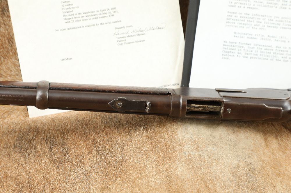 Winchester Model 1873 Trapper Carbine Nickel 15 .32-20 WCF Lever