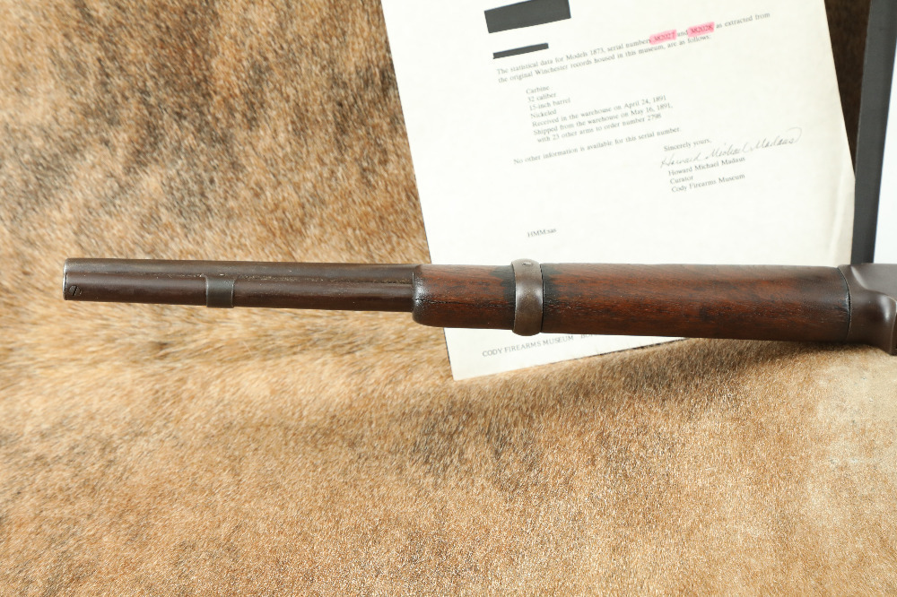 Winchester Model 1873 Trapper Carbine Nickel 15 .32-20 WCF Lever