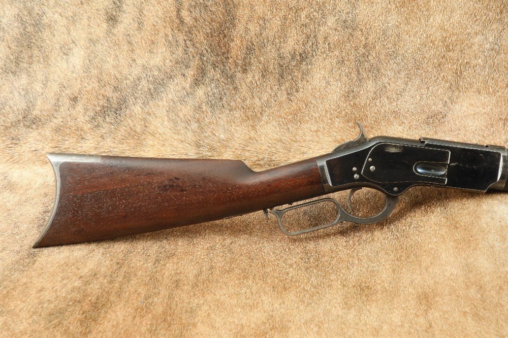 British Proofed Early Winchester 1st Model 1873 24 Round .44-40