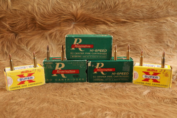 5 Boxes Of Vintage .218 Bee 46 Grain Hollow Point Ammunition From Remington and Western