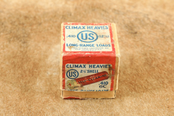 Climax Heavies .410 Ga Shotshells United States Cartridge Co. 2-Piece Collector Box