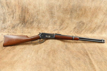 Rare Winchester Model 1886 Saddle Ring Carbine SRC 22" .50-110 Express Lever Action Rifle, 1917 C&R