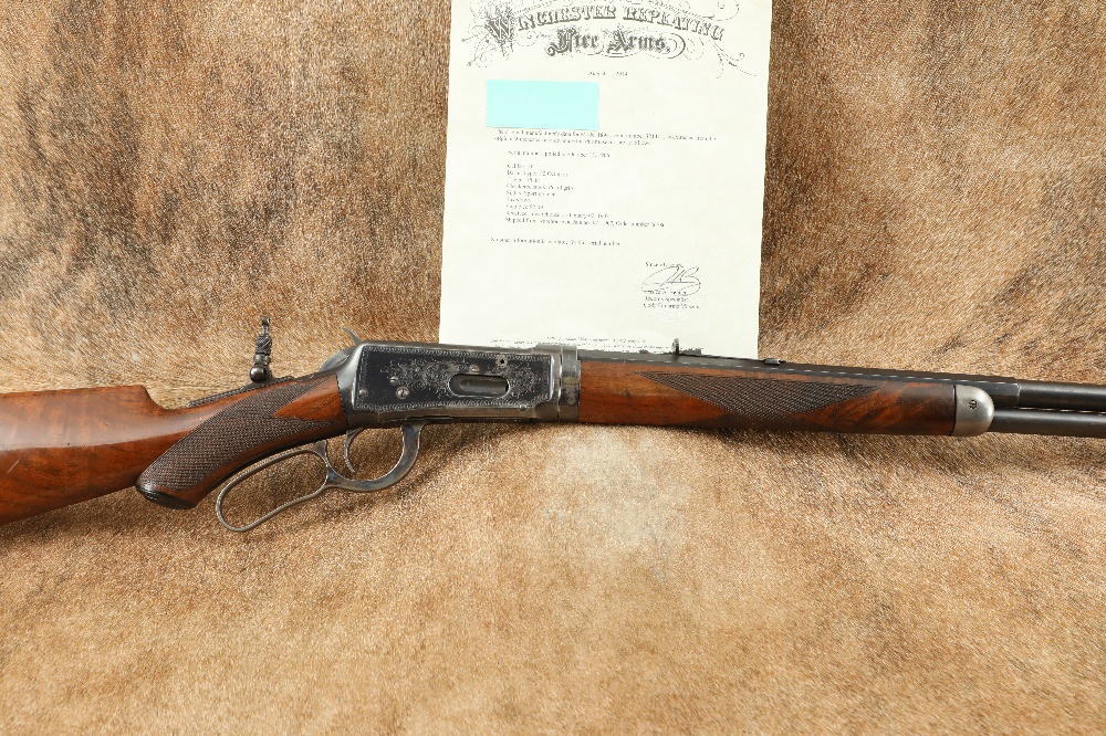 Deluxe Factory Engraved Winchester 1894 Takedown 26 Half-Octagon