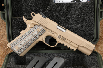 Early Colt Custom Shop M45A1 CQBP USMC 1911 Rail Gun .45 ACP, 2013, Complete Set w/ Case