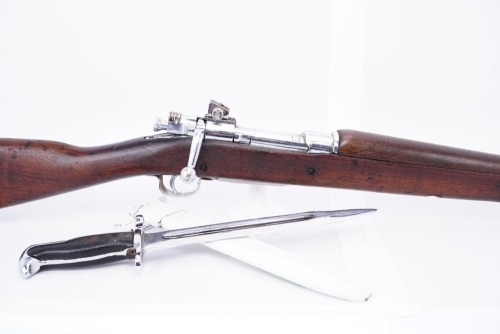 WWII Remington 1903A3 03-A3 .30-06 Chrome Parade Rifle With Bayonet