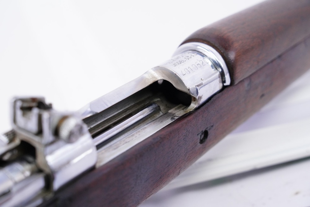 WWII Remington 1903A3 03-A3 .30-06 Chrome Parade Rifle With Bayonet