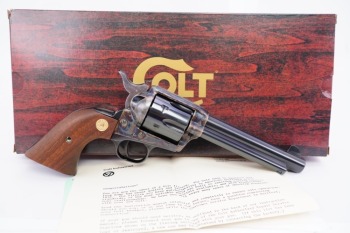 1981 3rd Generation 5 1/2" Colt .44 Special Single Action Army Revolver & Box