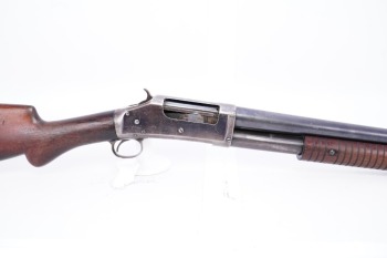 EARLY Winchester Model 1897 Solid Frame Riot Shotgun Lettered "To-Russ"