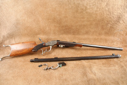 Stevens-Pope Model 44&frac12; 29 &frac34;" .22 Short and 32" .32-40 Schuetzen Target Rifle, MFD Ca 1903 C&R - 2