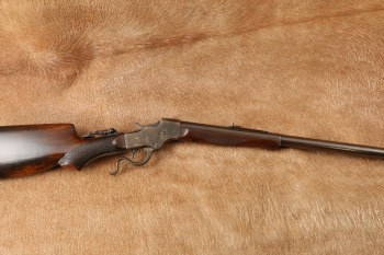 Stevens Model 44 Ideal Range 26&rdquo; .25 RF Single Shot Pivot Block Rifle & Swiss Stock, 1896-1916 C&R
