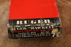 Scarce Early Ruger Hawkeye RH28 .256 Winchester Magnum 8.5&rdquo; Single Shot Pistol & Box, MFD 1963 C&R - 23