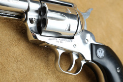Ruger Vaquero Model 00510 4 5/8" Stainless .45 Colt Single Action Revolver, MFD 2002 - 19