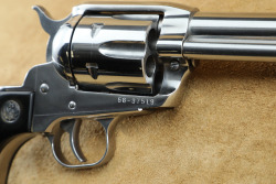 Ruger Vaquero Model 00510 4 5/8" Stainless .45 Colt Single Action Revolver, MFD 2002 - 20