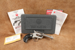 Ruger New Model Single-Six Convertible .22 LR & WMR 4 3/4" Stainless Single Action Revolver - 2