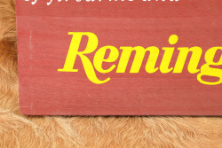 Modern Made Remington "America's Oldest Gunmaker" Painted Wood Advertising Sign - 5