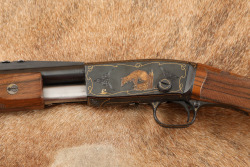 Gorgeous Michel Courant Engraved Remington Model 121 .22 LR Pump Action Rifle, MFD 1947 C&R - 10