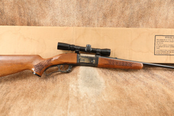 Savage Model 99C Series A .22-250 Rem 22" Detachable Magazine Lever Action Rifle and Box, MFD 1981