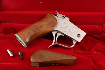 Armor Alloy Thompson Center Contender Frame Only Single Shot Pistol & Presentation Case, 1985-89
