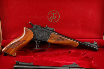 Thompson Center Contender .45 Colt / 410 GA. Single Shot Pistol & Presentation Case, MFD 1967 C&R