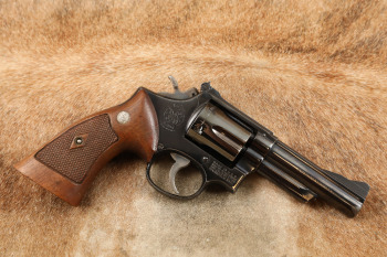 1st Year Smith & Wesson S&W .357 Combat Magnum Pre-Model 19 Blue 4" Double Action Revolver, 1955 C&R