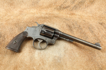 Smith& Wesson S&W .38 Special M&P Model 1905 3rd Change 5-Screw 6" Pinned Revolver, MFD 1909-15 C&R