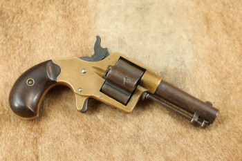 Early Colt House Pistol Cloverleaf 3" .41 Rimfire Four-Shot SA Revolver, MFD 1871 Antique