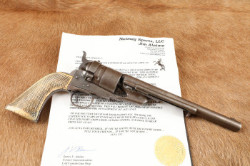 Colt Model 1860 Army Richards Conversion .44 Cal 8 1/8" Single Action Revolver, MFD 1861 Antique