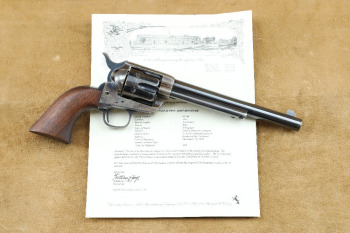 Colt US Model 1873 Cavalry NY Militia "Long Artillery" SAA .45 Single Action Army Revolver, MFD 1880