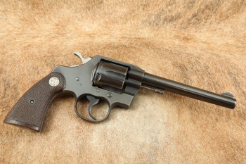 Colt Official Police 6" Blue .22 Long Rifle DA/SA Double Action Revolver, MFD 1954 C&R