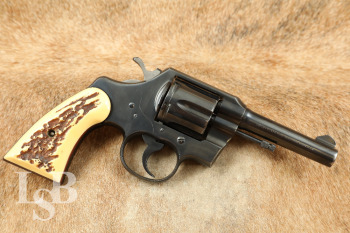 Colt Official Police Model 4" Blue .38 Special Double Action Revolver, MFD 1960 C&R