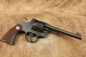 Colt Officers Model Target 3rd Issue Blue 6" .22 LR Long Rifle Double Action Revolver, 1948 C&R
