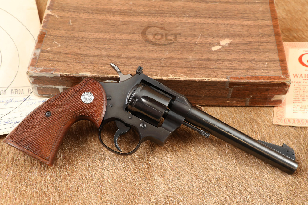 Colt Officers Model Match OMM 6” .22 LR Double Action Target
