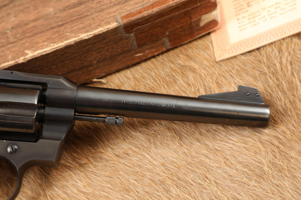 Colt Officers Model Match OMM 6” .22 LR Double Action Target