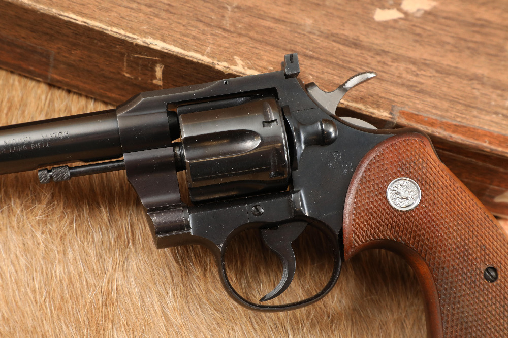 Colt Officers Model Match OMM 6” .22 LR Double Action Target