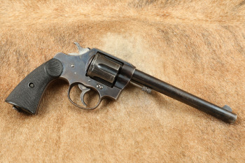 Colt New Service Model 7 1/2" Blue .44-40 Winchester WCF Double Action Revolver, MFD 1911 C&R