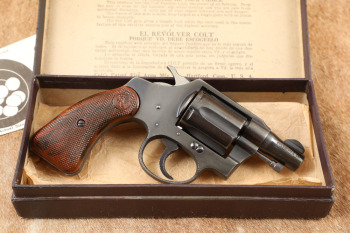 Post-War Colt Detective Special 2" 6-Shot .38 SPL Double Action Revolver & Box, MFD 1949 C&R