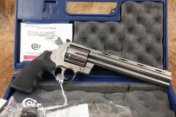Colt Anaconda Model SP8RTS 8" Stainless .44 Magnum Double Action Revolver & Box, 2021-2024