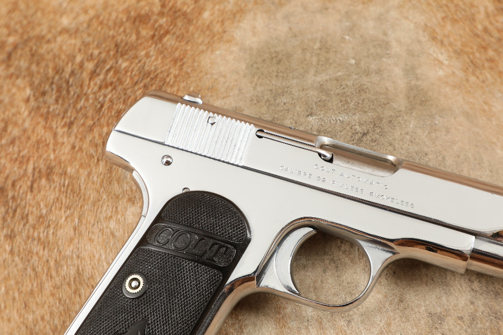 Colt Model 1903 Pocket Hammerless Chrome 3 3/4 .32 ACP Semi