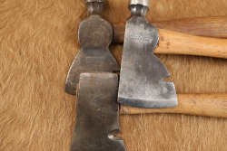 Lot of 3 Antique 1920s Winchester Axes, 2x Carpenter's Half Hatchet Hammers, 1x Traditional Hand Ax - 3