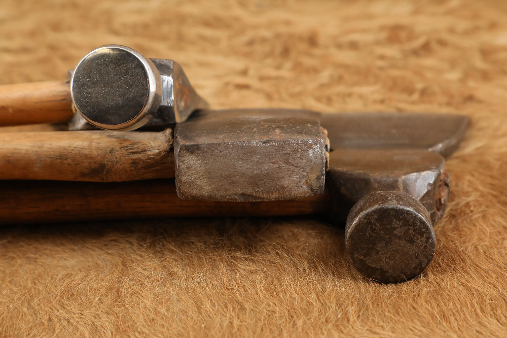 Lot of 3 Antique 1920s Winchester Axes, 2x Carpenter's Half