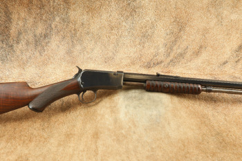 Winchester Model 1890 Deluxe Checkered Pistol Grip 24" .22 Short Pump Action Rifle, 1910 C&R