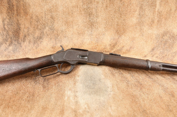 Winchester Model 1873 Saddle Ring Carbine SRC .44-40 WCF Lever Action Rifle, MFD 1890 Antique