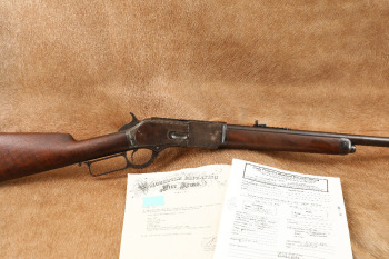Winchester Model 1876 Centennial 28&rdquo; Round Half-Magazine .45-60 WCF Lever Rifle, 1880 Antique
