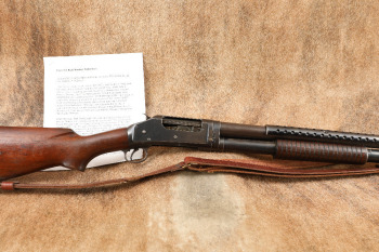 Documented U.S. Marked WW2 Winchester Model 1897 Trench Gun 12 GA Pump Action Shotgun, 1943 C&R