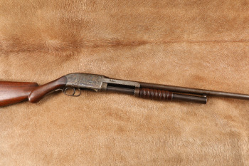 High Condition F. Bannerman Model 1896 Spencer Repeating 30" Full 12 GA Pump Shotgun, 1896-1898